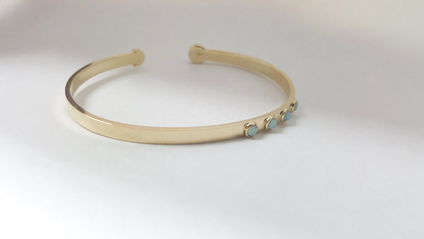 Opal Moon Bracelet