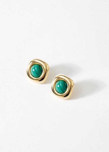 Malachite Dasha Earrings