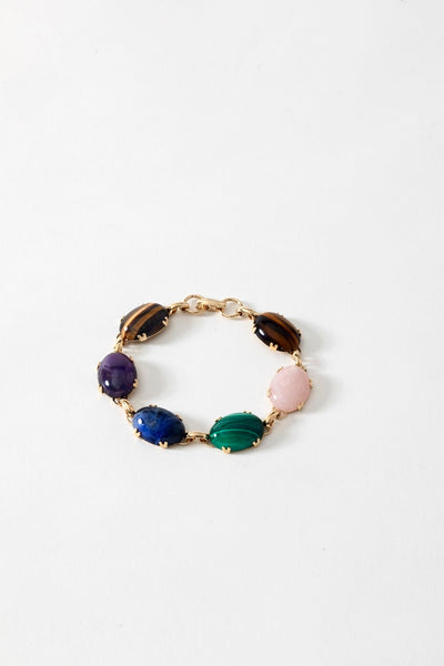 Rainbow Linked Bracelet